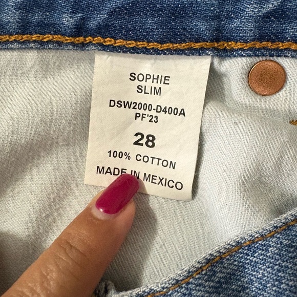 Denimist The Sophie Classic Blue Straight Leg Women's Jeans. Luxury Denim 28 - Picture 6 of 16